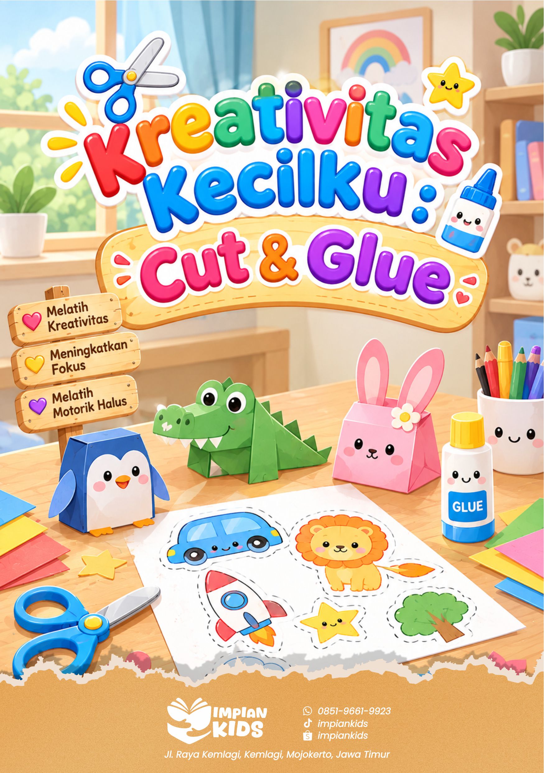 Sampul Kreativitas Kecilku Cut & Glue