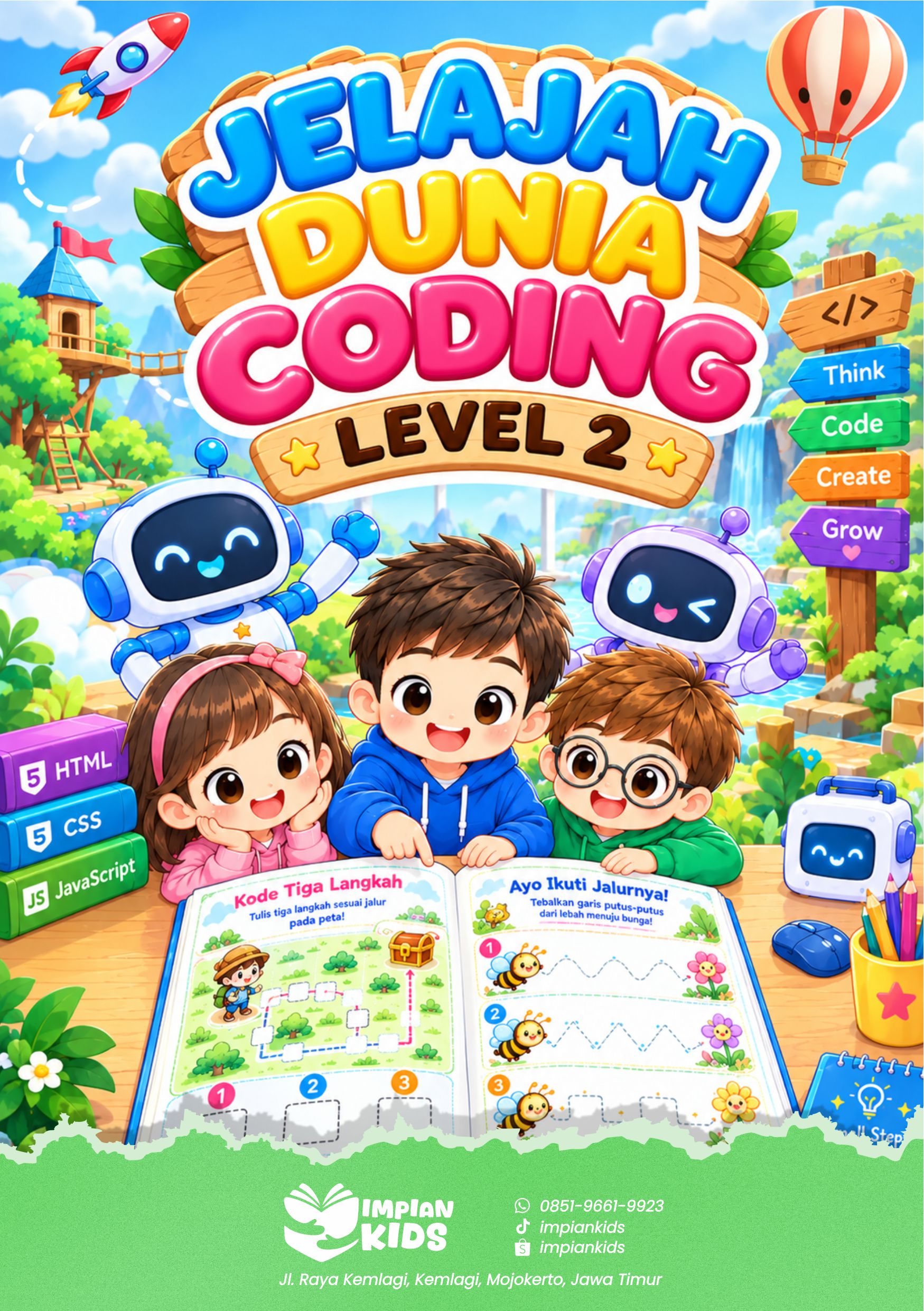 Sampul Jelajah Dunia Coding Level 2