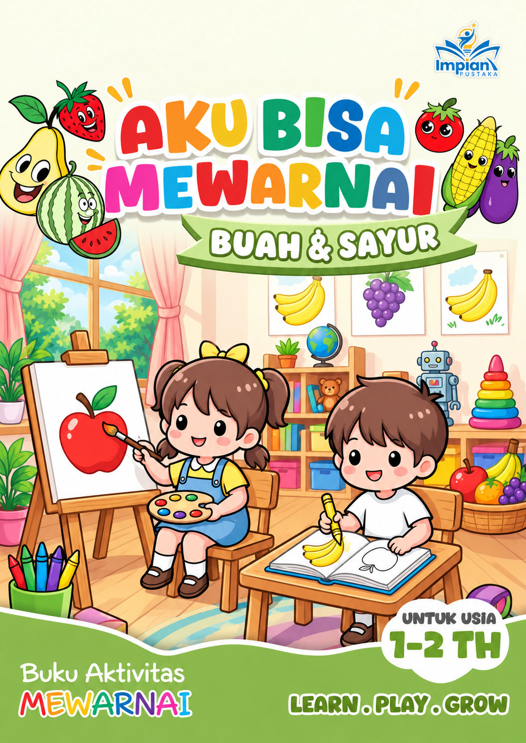Sampul Aku Bisa Mewarnai Buah & Sayur